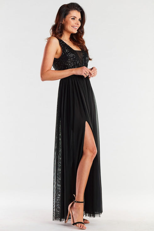 Robe longue model 174301 awama